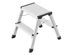 Hailo Hailo Trittleiter "D60 StandardLine", 2 x 2 Stufen, aus Aluminium – Produktbild 1 von 1