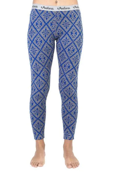 Woolona Woolona Leggings - VENUS - 100% Merinowolle, Blau, – Produktbild 2 von 2