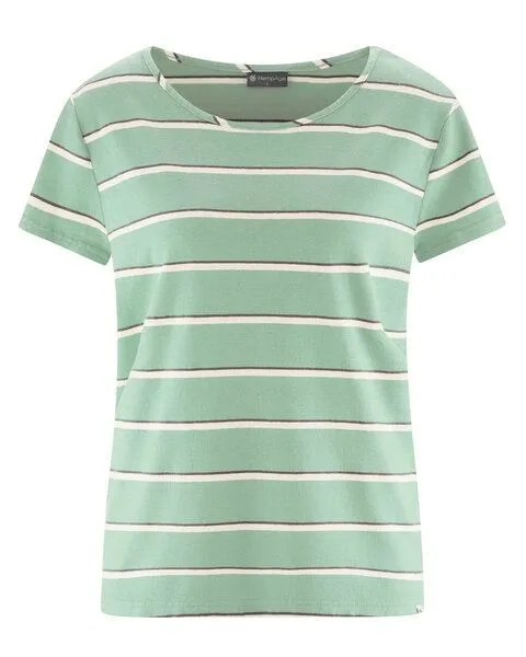 HempAge HempAge Hanf Sommer T-Shirt, Menta, – Produktbild 1 von 2