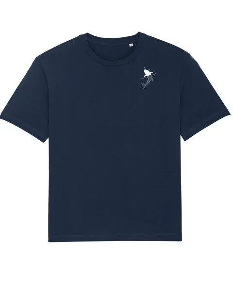 Kultgut Kultgut Biofair - Reine Biobaumwolle /Shirt- Little Shark, Dunkelblau, – Produktbild 3 von 3