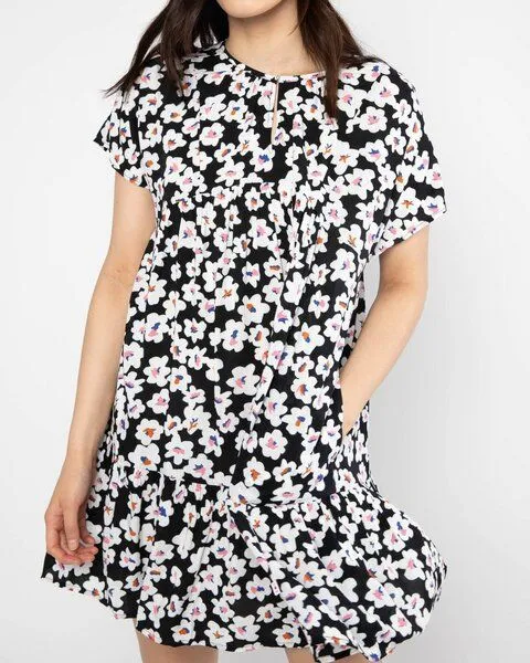 blutsgeschwister Blutsgeschwister Kleid aus EcoVero "Seeds Of Love" - Sweet Nightshade – Produktbild 1 von 4