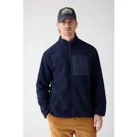 KnowledgeCotton Apparel KnowledgeCotton Apparel Lockere Fleecejacke mit Reißverschluss - receycelt - GRS/Vegan – Produktbild 1 von 1