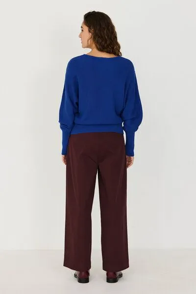 SKFK SKFK Strickpullover IBAR, Blue, – Produktbild 3 von 4