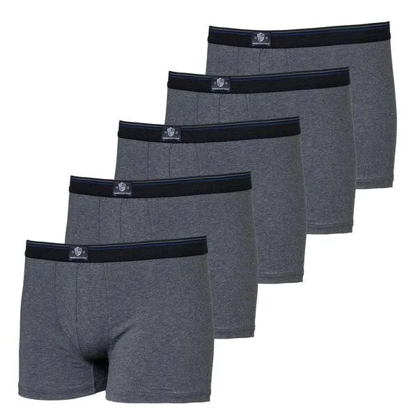Haasis Bodywear Haasis Bodywear Herren Pants 5er Pack ohne Eingriff, Single Jersey,, Carbon, – Produktbild 1 von 4