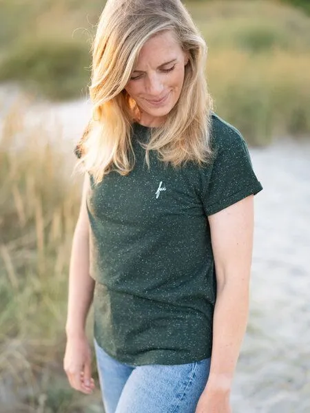 FUXBAU FUXBAU Frauen fux T-Shirt - neps, Grün neps, – Produktbild 2 von 4