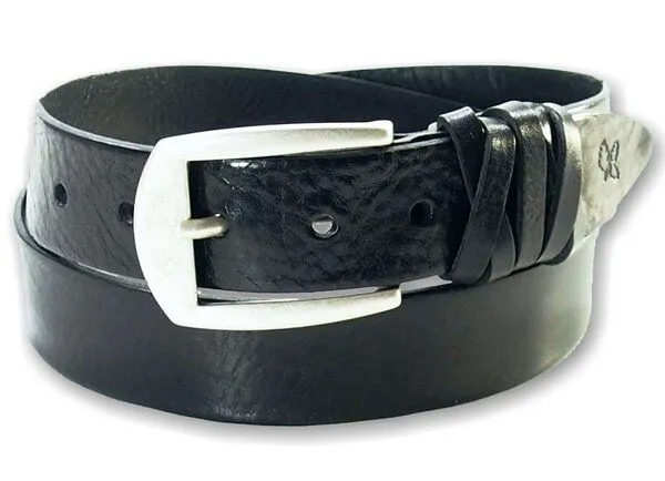 Greenbelts Greenbelts Damen Ledergürtel FRANCA, Schwarz, – Produktbild 2 von 4