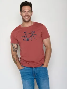 GreenBomb GREENBOMB Bike Crop Guide - Sportliches T-Shirt aus Bio-Baumwolle / hochwertiger Print / GOTS / Fair & Vegan – Produktbild 1 von 1