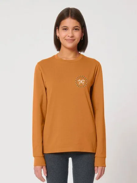 Zeachild Zeachild Tribal Longsleeve Unisex Biobaumwolle, Orange, – Produktbild 3 von 4
