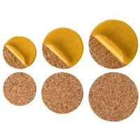 Kork Deko Kork-Deko Stuhlgleiter | Bodenschutz | aus KORK | RUND | 45er Pack – Produktbild 1 von 1