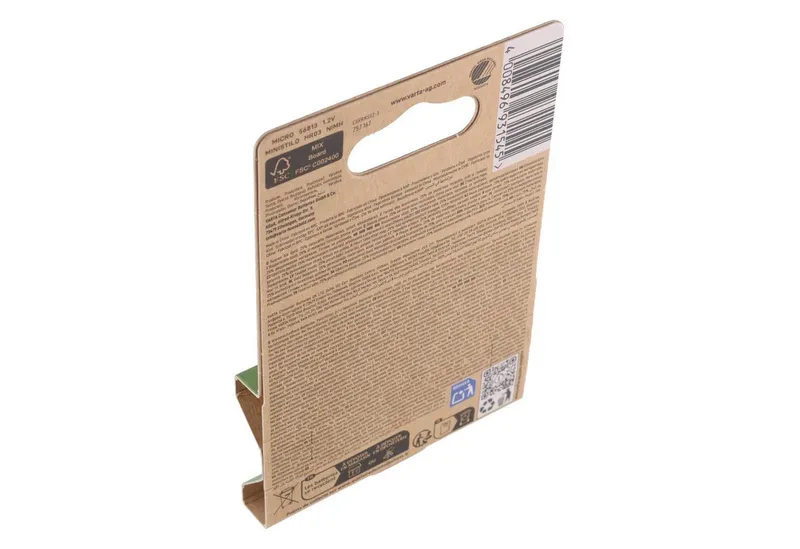 Varta Varta Ready-to-use Akku 'Recycled' Micro AAA, 1,2 V, 800 mAh, 4 Stk. – Produktbild 8 von 8