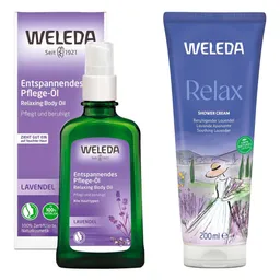 Weleda Lavendel Pflege-öl & Relax Shower Cream Lavendel – Produktbild 1 von 1