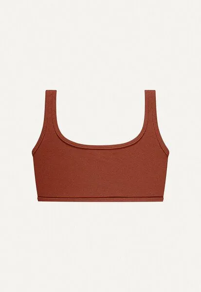 Oy Oy Bikini Oberteil „Vento“ aus Frottee-Stoff, Terrakotta, – Produktbild 1 von 2