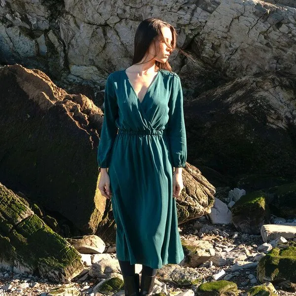 WiDDA berlin WiDDA berlin Kleid ONNY deep sea aus TENCEL® – Produktbild 3 von 4