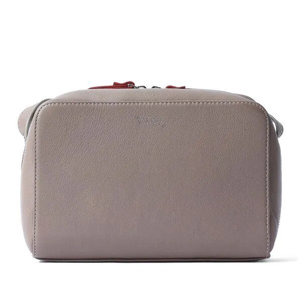 Vargu Vargu Leder-Umhängetasche Estem 1, Taupe, – Produktbild 1 von 4