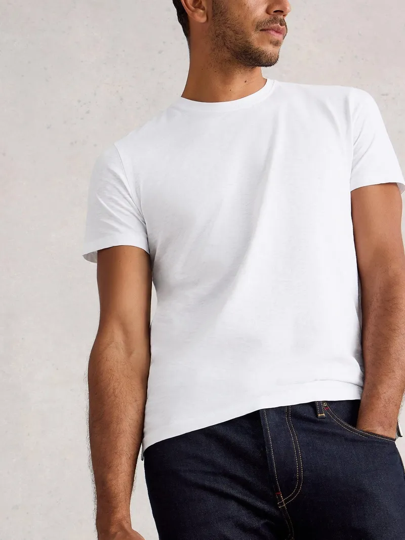 White Stuff T-Shirt Abersoch - XXL/R, Reines weiß, – Produktbild 3 von 4