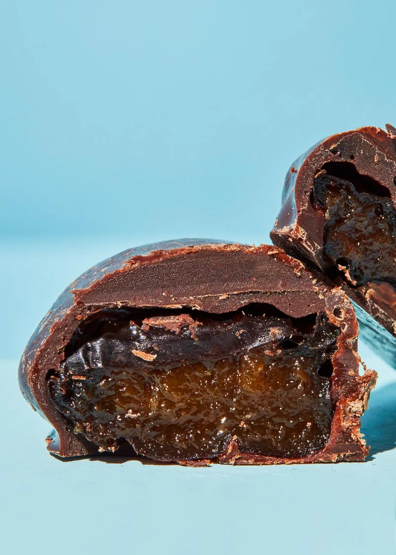 KoRo Pflaumen in dunkler Schokolade 1 kg – Produktbild 4 von 5