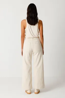 SKFK SKFK Damen vegan Hose Ane Beige – Produktbild 1 von 1