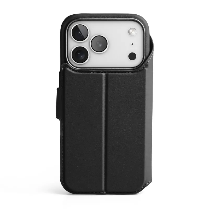 VONMÄHLEN Vonmählen Vegan Leder Folio für iPhone 17 Pro Max Schwarz iPhone 17 Pro Max Lederimitat – Produktbild 1 von 1