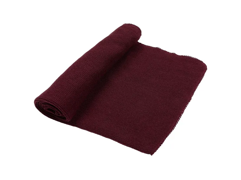 Reiff Strickwaren Reiff Strickwaren Wickeldecke Schuwolle (kbT) ca. 80 x 90 cm, Rot, lila, – Produktbild 1 von 1