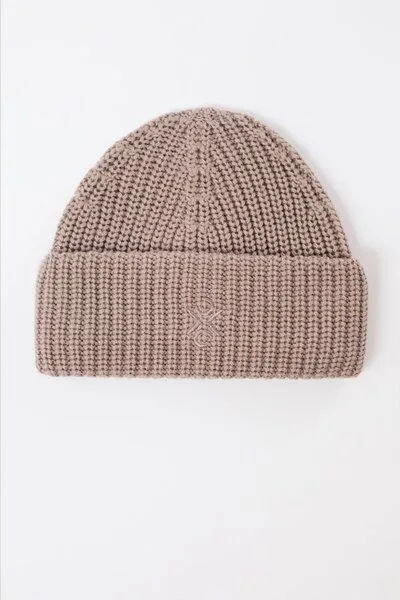 LangerChen LangerChen Grobstrick Mütze aus Bio Wolle, Cocoon (rose), – Produktbild 1 von 2