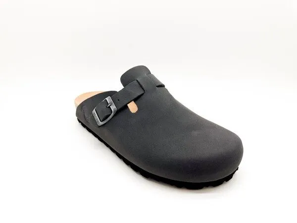 thies Vegane thies Eco Bio Clogs Men, Obsidian grey, – Produktbild 3 von 4