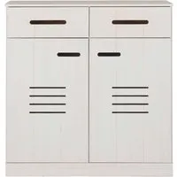 Kommode "Tobykids" mit 2 Schubladen, B101xT36xH104,5 cm, Kiefer weiß – Produktbild 1 von 1