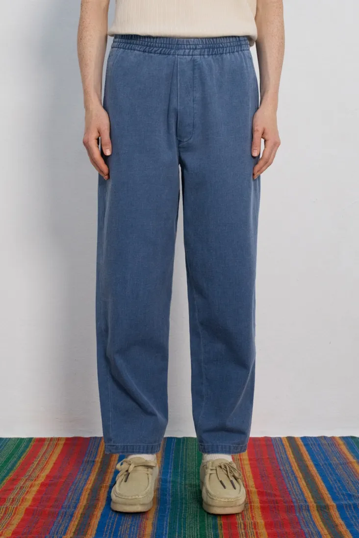 Rotholz Rotholz Damen vegan Hose Blue Denim, Blau, – Produktbild 2 von 2