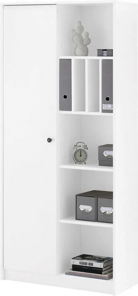 OTTO home Aktenschrank Licia viel Stauraum, Breite 81,5 cm, Weiß, – Produktbild 4 von 5