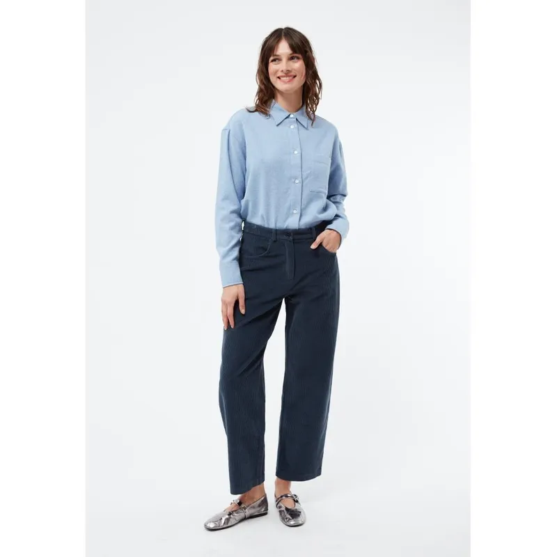 Givn Berlin Givn Berlin Cordhose GBCORALIE in eleganter Passform aus Bio-Baumwolle, Midnight blue, – Produktbild 1 von 4