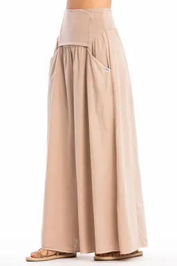 RAVENS VIEW IBIZA RAVENS VIEW IBIZA Damen vegan Hose Easy Skirt Taupe Braun – Produktbild 1 von 1