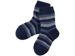 grödo Kinder Vollfrotteesocke marine-jeans-grau Gr. 1-2 – Produktbild 1 von 1