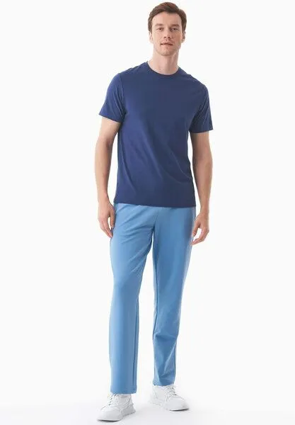 ORGANICATION ORGANICATION POYRAZ | Leichte Sweathose aus Bio-Baumwolle, Blue fog, – Produktbild 1 von 3