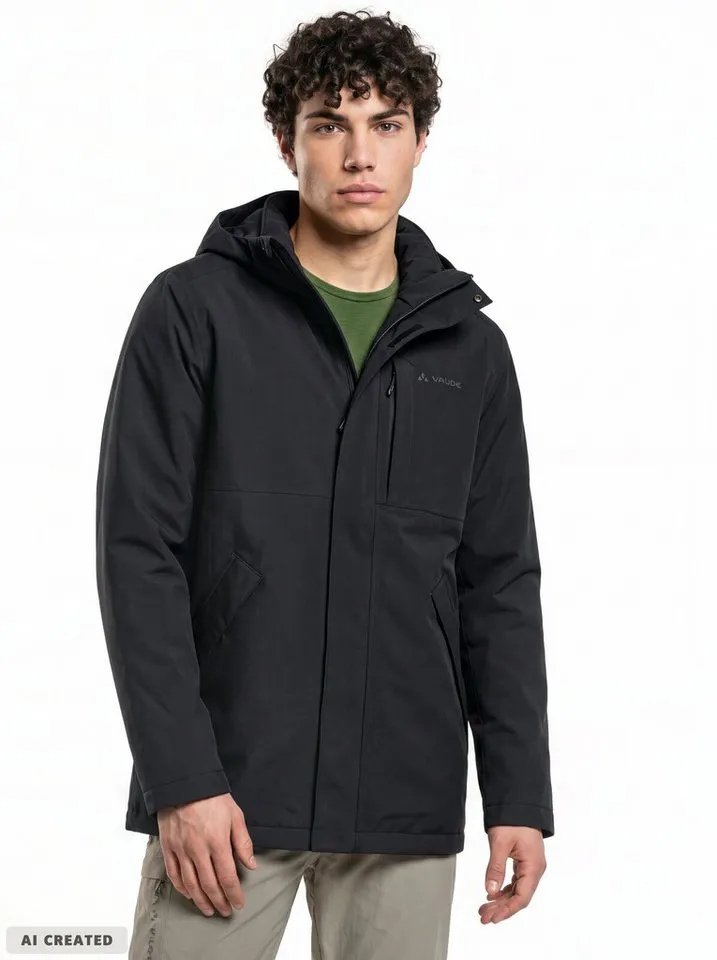 Vaude Vaude Outdoorjacke SE Men's Abelia Parka II (1-St) gefütterter Winterparka, Braun, – Produktbild 2 von 4