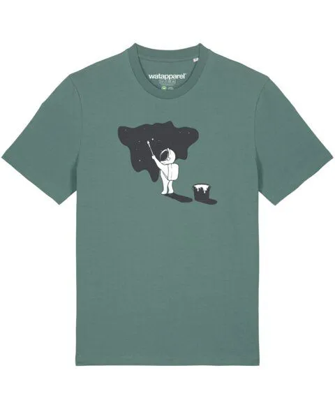 watapparel watapparel T-Shirt Unisex Painting space, Green bay, – Produktbild 1 von 3