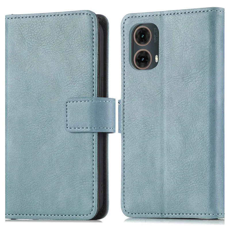 imoshion imoshion Luxuriöse Klapphülle für das Motorola Moto G85, Hellblau, – Produktbild 1 von 1