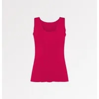 CASAGiN CASAGiN Gerafftes Tanktop mit weiten Schultern aus TENCEL, Fuchsie, – Produktbild 1 von 1