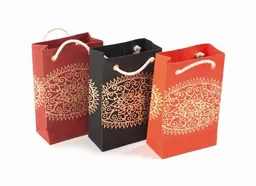 El Puente El Puente Geschenktaschen "Ornament", 3er-Set | Fair Trade & Handmade aus Indien – Produktbild 1 von 1
