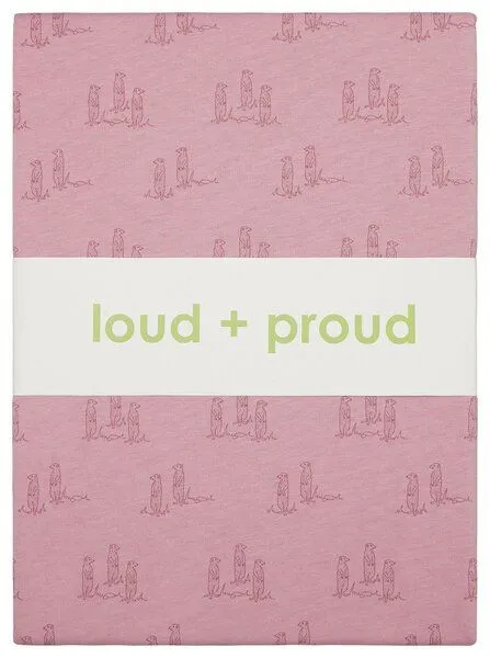 loud + proud loud + proud Kinder Jersey Bettwäsche-Set 100 x 135cm, GOTS-zertifiziert, Aster(rosa), – Produktbild 4 von 4