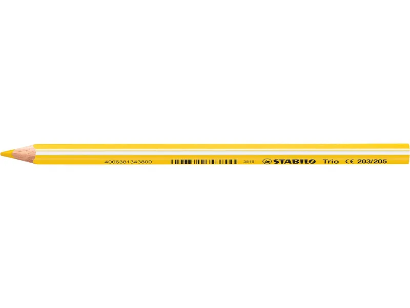 Stabilo Stabilo Buntstift 'Trio' dick, Gelb, – Produktbild 1 von 1
