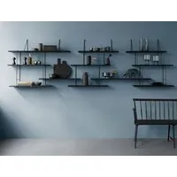 Hausen Hausen Wandregal LINK Trio shelf black / black – Produktbild 1 von 1