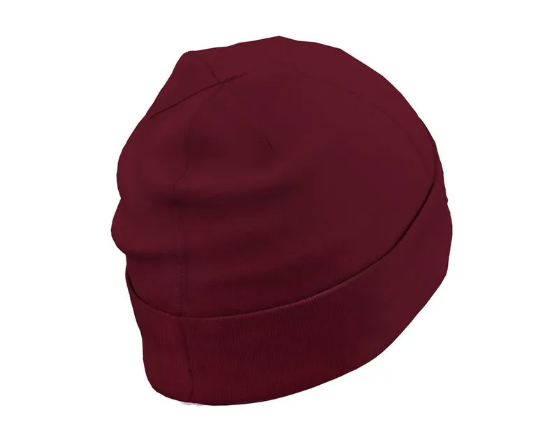HERMKO Beanie 881910 Mütze für Damen und Herren aus 100% Bio-Baumwolle, Bordeaux, – Produktbild 2 von 3