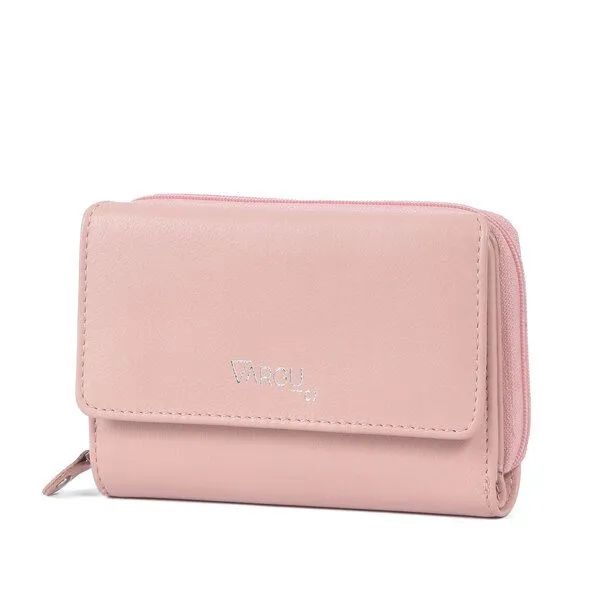 Vargu Vargu Echtleder Geldbörse NILA 1-A mono, Light pink, – Produktbild 2 von 4
