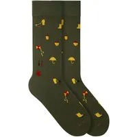 von Jungfeld VON JUNGFELD Bio-Socken 'Rainyday', dunkelgrün, Gr. 43/46 – Produktbild 1 von 1