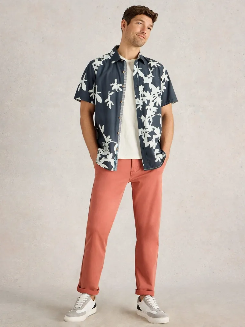 White Stuff Pantalon Chino Sutton En Coton Biologique - 36/R, Rosa, – Produktbild 2 von 4