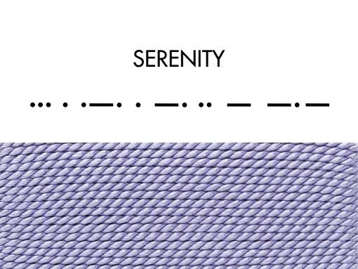 renna deluxe renna deluxe Morse-Code Armband aus Sterling Silber, Lila, – Produktbild 3 von 8
