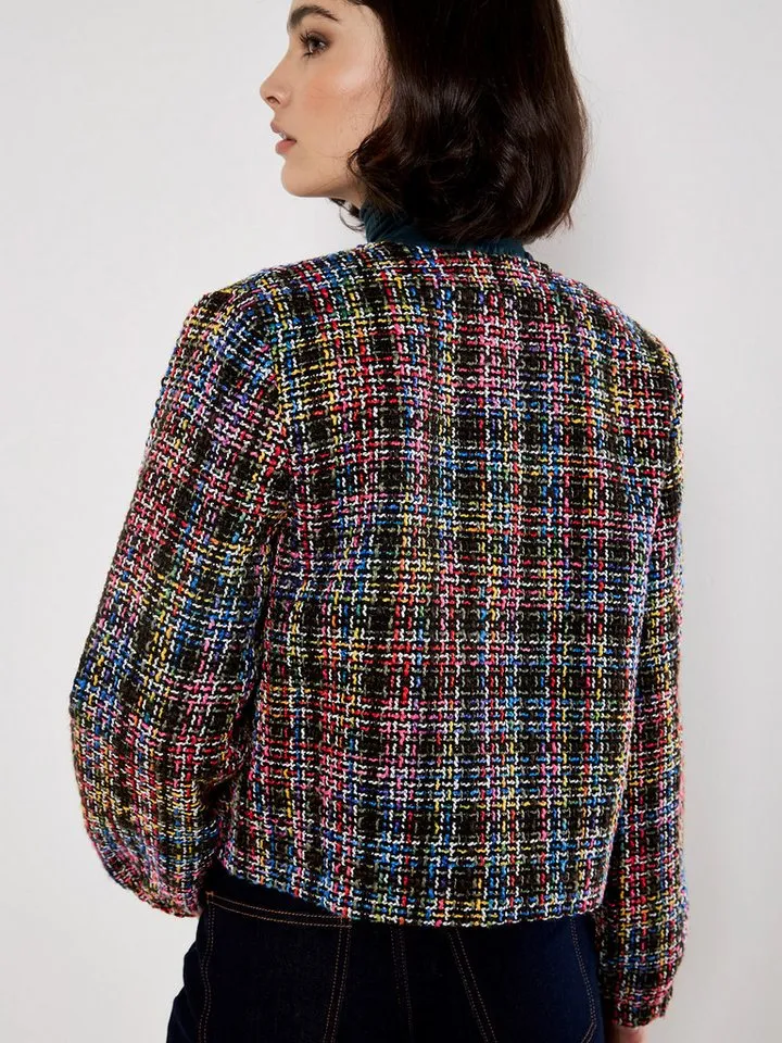 Apricot Apricot Kurzblazer Tweet Jacke in Multicolour, Schwarz, – Produktbild 5 von 5