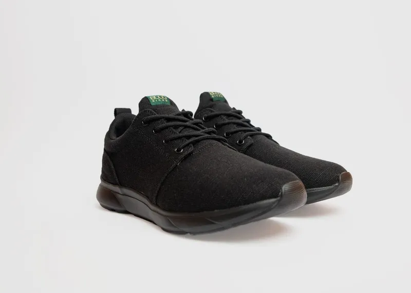 8000kicks EU 8000kicks EU Damen vegan Sneaker Explorer V2 Full Black, Schwarz, – Produktbild 2 von 2