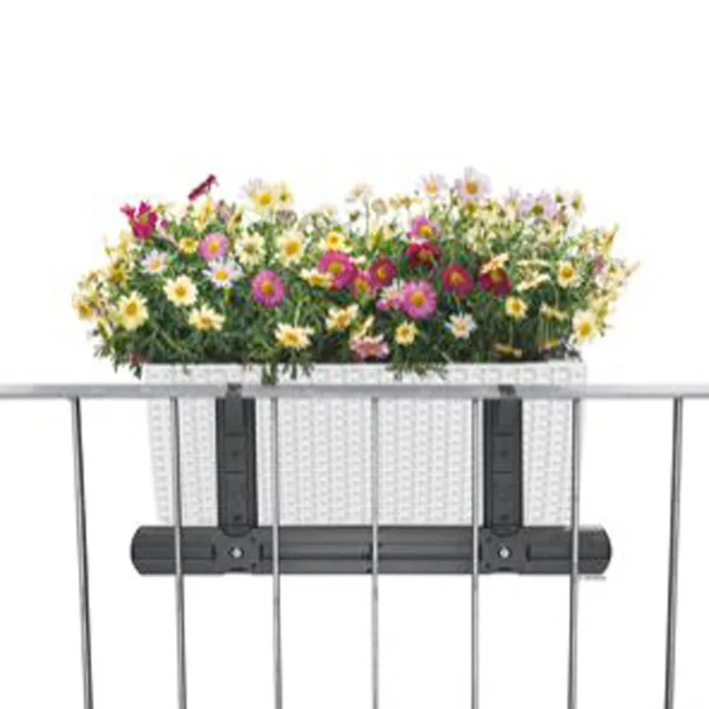 Lechuza® Lechuza® Balkonkastenhalter-Ergänzung für Balconera 40 & 50, Schwarz, – Produktbild 1 von 1