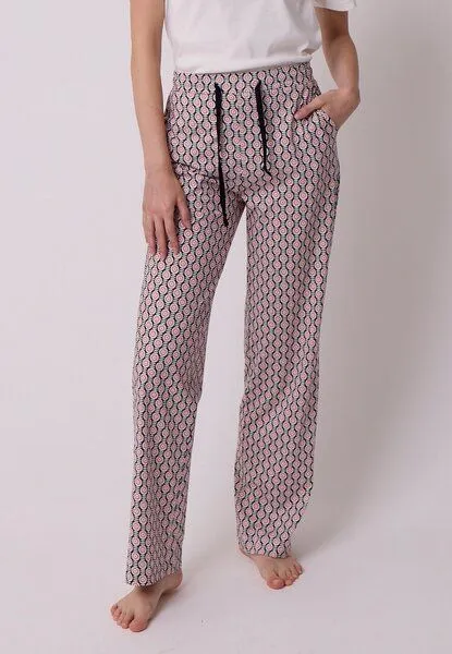 LANA Organic LANA Organic Pyjamahose, Modell Juna, Sirius dusty rose, – Produktbild 3 von 4