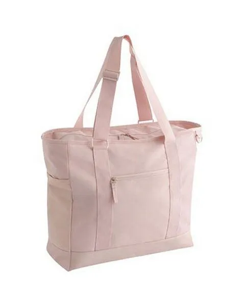 BagBase BagBase Circuit Gym Bag 22 Liter Volumen aus recyceltem Polyester, Pink, – Produktbild 2 von 3